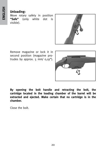 INSTRUCTIONS FOR USE BETRIEBSANLEITUNG - Steyr Mannlicher