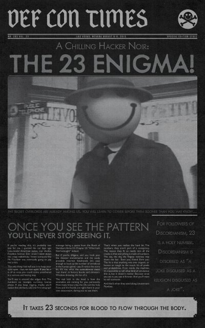 THE 23 ENIGMA!