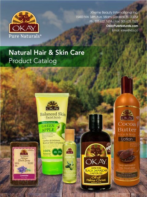 OKAY Natural Hair and Skin Care 2015 Wholesale Catalog