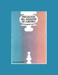 Psicologia del jugador de ajedrez