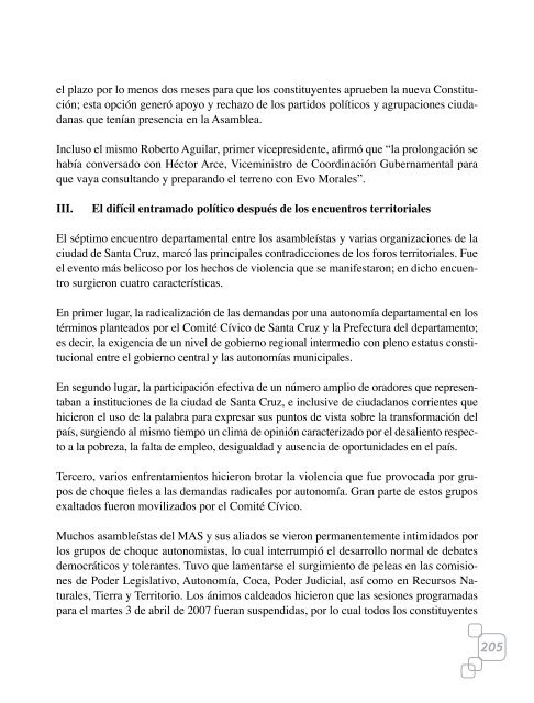 Dilemas y conflictos sobre la Constitución en Bolivia