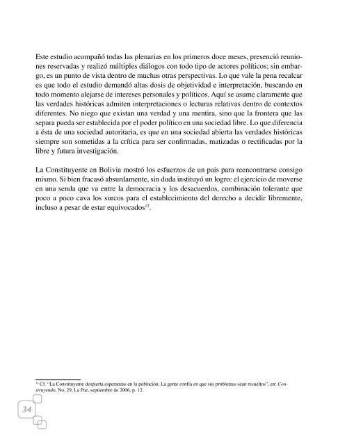 Dilemas y conflictos sobre la Constitución en Bolivia