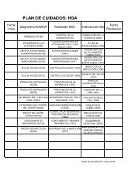 PLAN DE CUIDADOS HDA