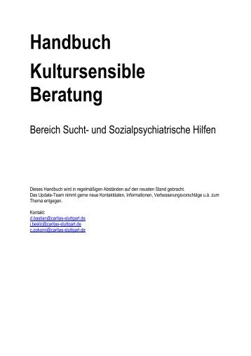 Handbuch Kultursensible Beratung - Evangelische Landeskirche in ...