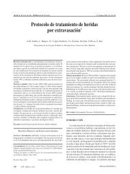 Protocolo de tratamiento de heridas por extravasación