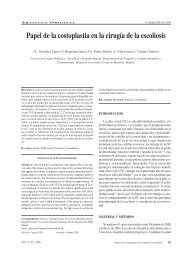 Papel de la costoplastia en la cirugía de la escoliosis