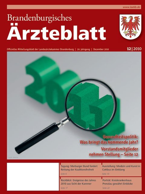 Ausgabe 12/2010 - Landesärztekammer Brandenburg