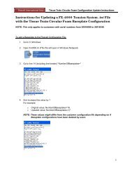 Instructions for Updating a FX-4000 Tension System .ini File with the ...