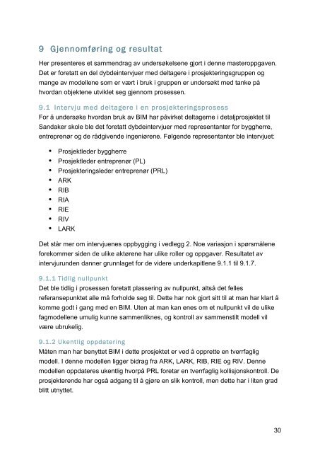 Ferdiggrad ift siste revisjon 30.03.2011 - buildingSMART