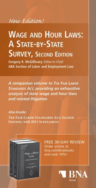 Wage Hour Laws A State-by-State Survey