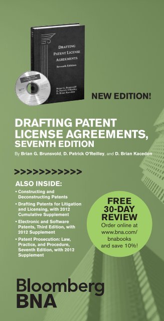 DRAFTING PATENT LICENSE AGREEMENTS