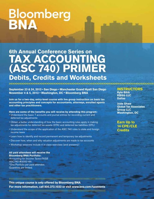 TAX ACCOUNTING (ASC 740) PRIMER