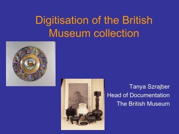 Digitisation of the British Museum collection