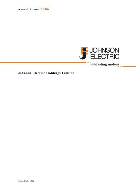 Annual - Johnson Electric