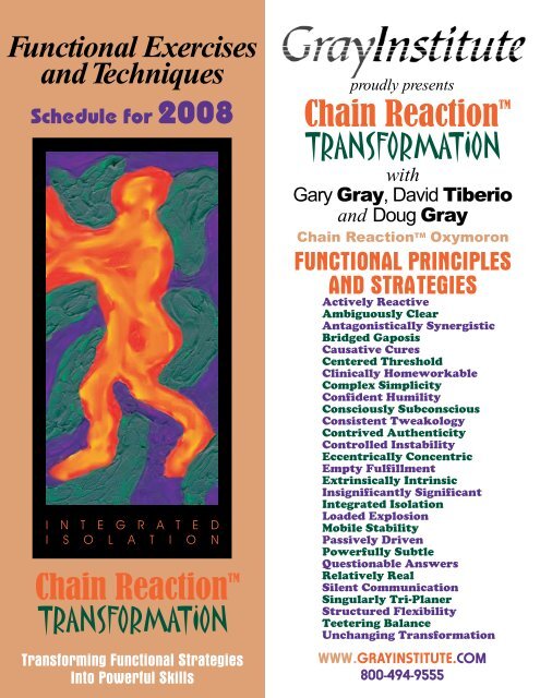 2008 Course Schedule - PTontheNet