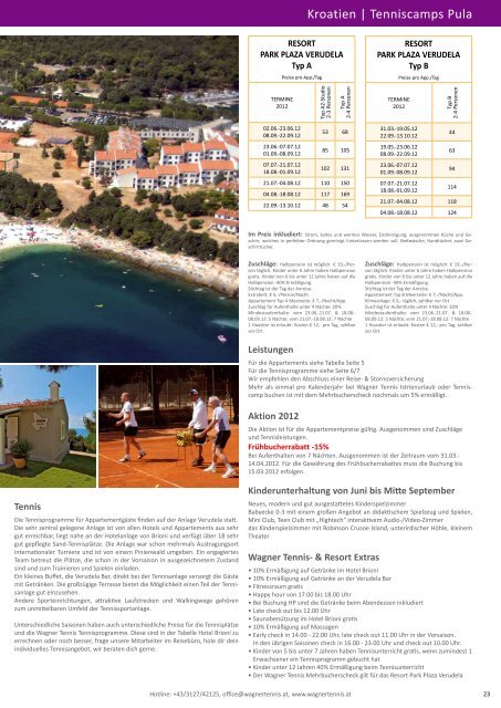 TENNISCAMPS & TRIPS