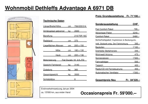 Wohnmobil Dethleffs Advantage A 6971 DB