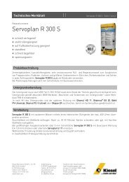 Servoplan R 300 S_de.pdf - Kiesel Bauchemie GmbH & Co.KG