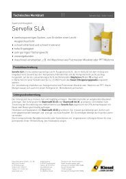 Servofix SLA - Kiesel Bauchemie GmbH & Co.KG
