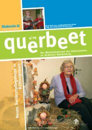 querbeet Das Mitarbeiterjournal des Diakoniewerks im nördlichen ...