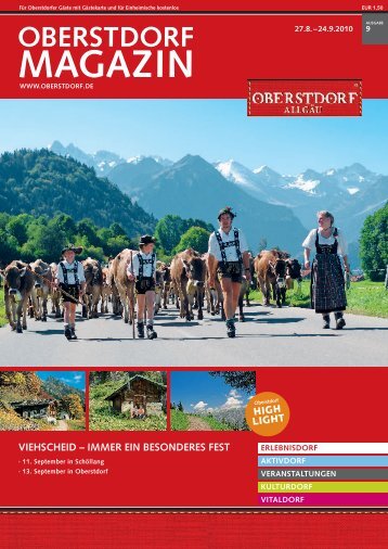 Kartenvorverkauf: Tourist Info Oberstdorf 08322/700 290