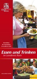 Essen und Trinken im Landkreis Roth - Landratsamt Roth