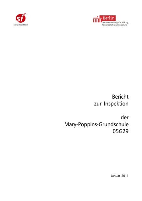 Bericht zur Inspektion der Mary-Poppins-Grundschule 05G29