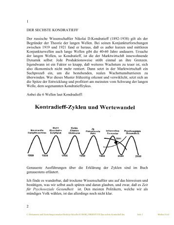 Der sechste Kondratieff, L.A.Nefiodow