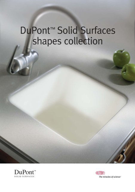 DuPont™ Solid Surfaces shapes collection