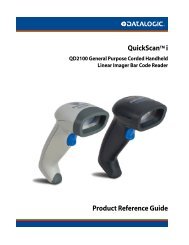 Barcodescanner Datalogic Quickscan Benutzerhandbuch