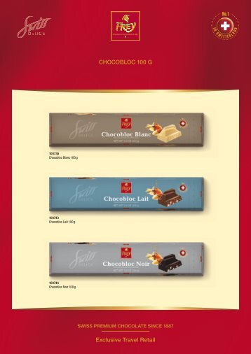 Exclusive Travel Retail CHOCOBLOC 100 G