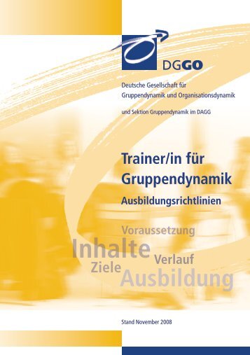 Ausbildungsrichtlinien - DGGO