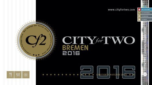 CITYforTWO BREMEN | Limitierte Ausgabe 2016