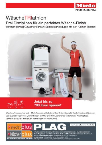 Miele Professional Triathlon Aktionsflyer 2015