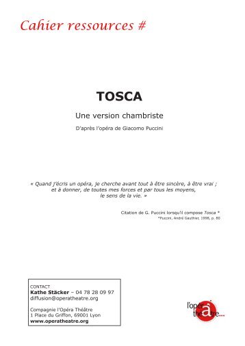 Cahier ressources # TOSCA