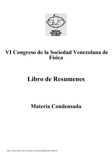 Libro de Resumenes