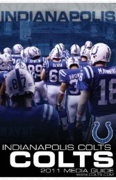 2011 Colts Media Guide - Nfl