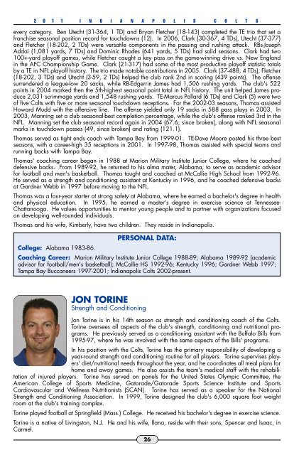 2011 Colts Media Guide - Nfl