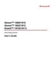 Barcodescanner Honeywell Xenon Benutzerhandbuch