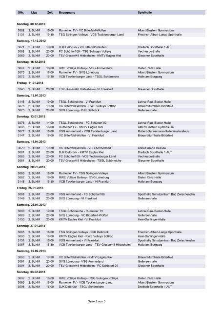 LigaExpress - DVL - Deutsche Volleyball Liga