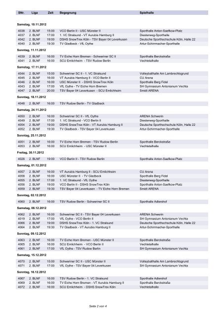 LigaExpress - DVL - Deutsche Volleyball Liga