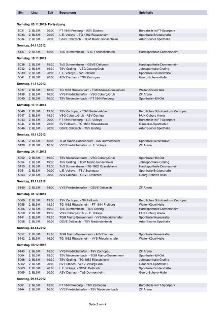 LigaExpress - DVL - Deutsche Volleyball Liga