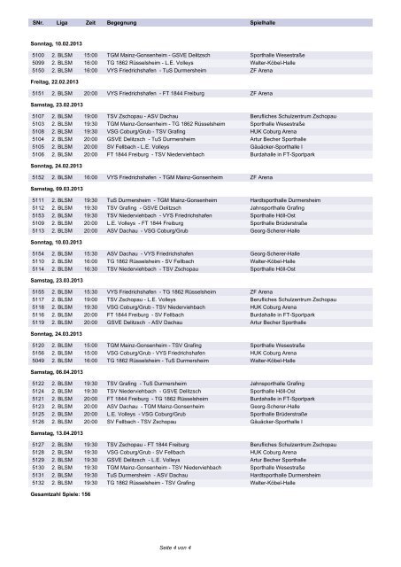 LigaExpress - DVL - Deutsche Volleyball Liga