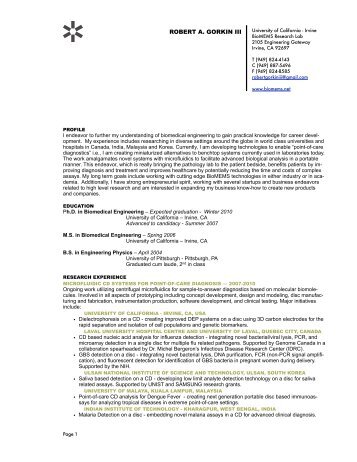 CV in PDF Format - Marc Madou - University of California, Irvine