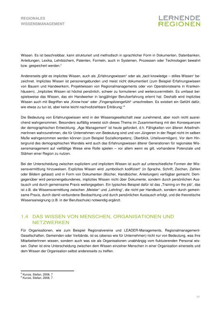 Regionales Wissensmanagement - Österreichisches Institut für ...