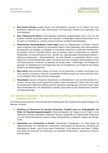 Regionales Wissensmanagement - Österreichisches Institut für ...