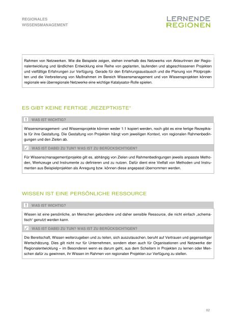 Regionales Wissensmanagement - Österreichisches Institut für ...