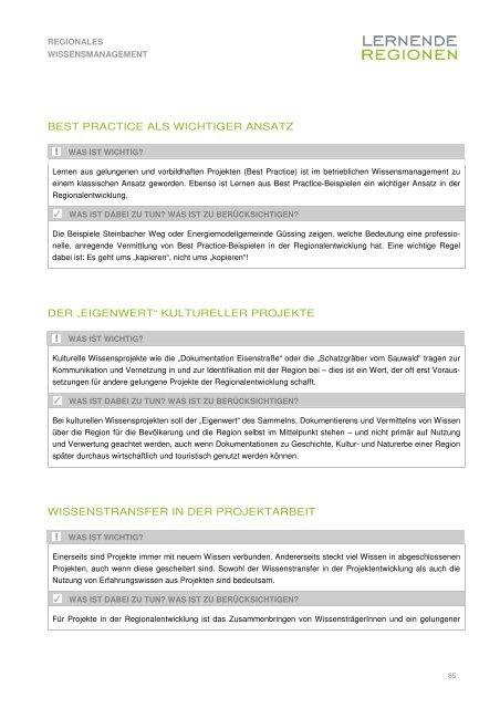 Regionales Wissensmanagement - Österreichisches Institut für ...