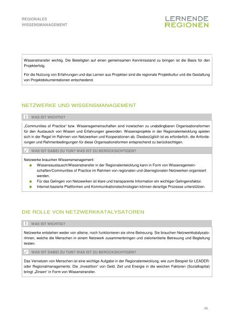 Regionales Wissensmanagement - Österreichisches Institut für ...