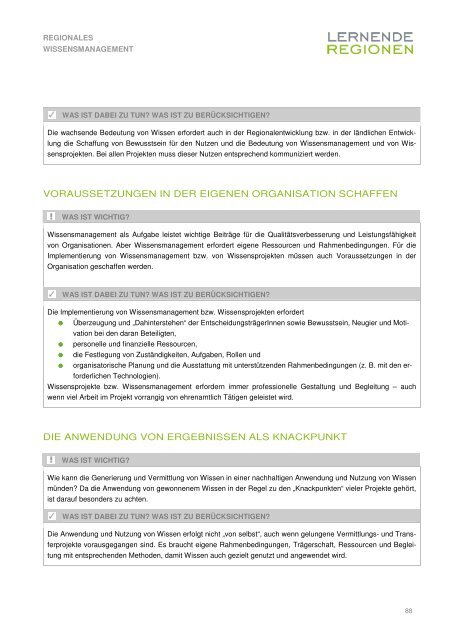 Regionales Wissensmanagement - Österreichisches Institut für ...